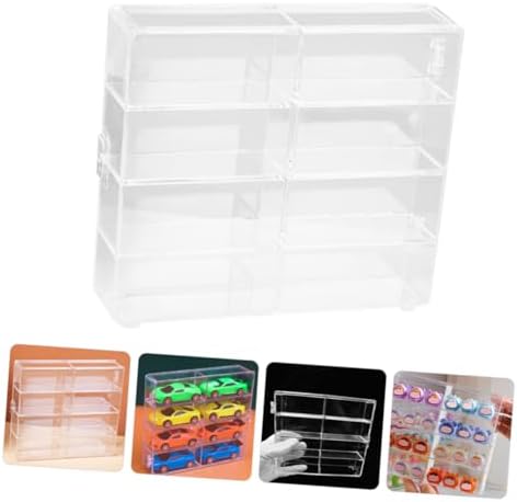 2pcs Acrylic Display Case Doors for Car Models and Collectibles