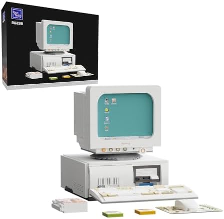 BRICKKK Retro Computer Building Blocks Set
