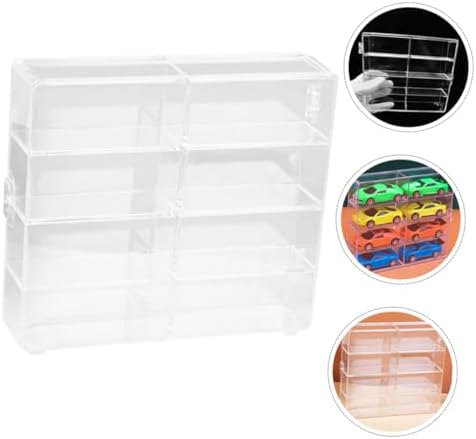 2pcs Display Case for Model Cars and Collectibles