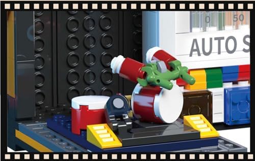 Retro Radio Building Blocks Kit with 2 Figures 554 Pieces