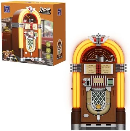 Retro Jukebox Building Kit with Coin Sound Function