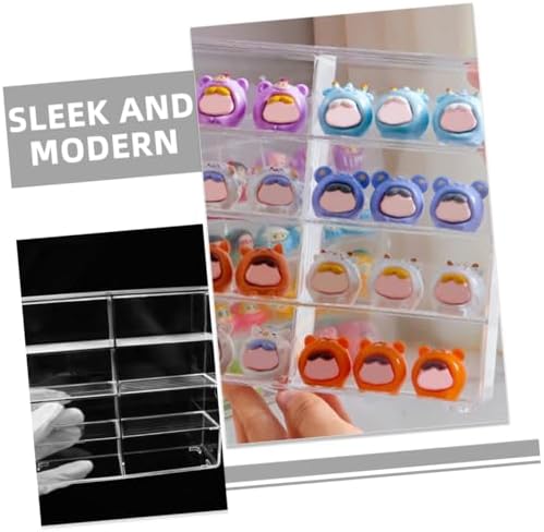 Homoyoyo 2pcs Wall-Mounted Display Case for Collectibles and Car Models