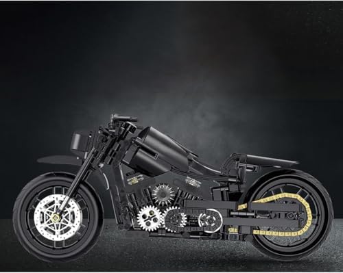 Yunigzmy Motorcycle Building Blocks Kit 586Pcs