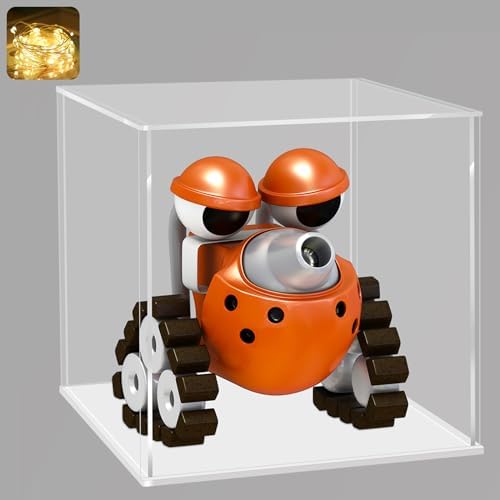 LANSCOERY Acrylic Display Case for Collectibles with Dustproof and Seamless Design