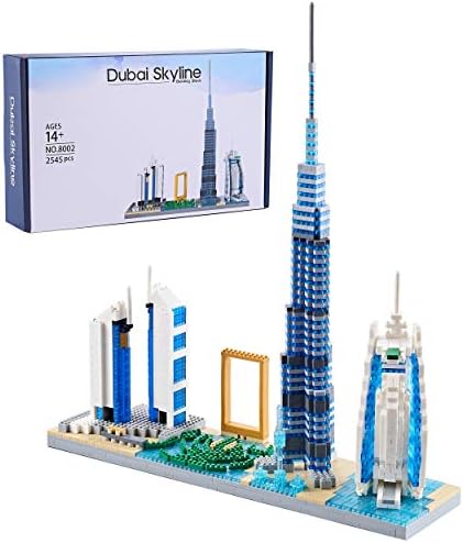 Dolblock Dubai Skyline Collectible Model Building Kit 2545 Pieces