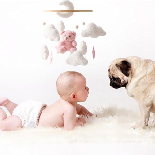 Cute Bear Baby Crib Mobile for Boys Girls