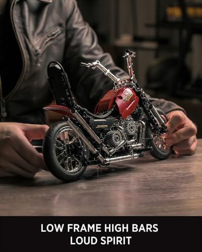 Nifeliz Chopper Motorcycle Building Set for Adults