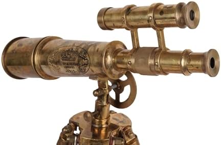 Kelvin Huges 1915 Brass Telescope with Tripod Stand