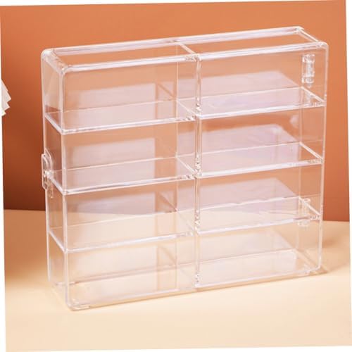 ERINGOGO Car Model Display Case Acrylic 2 Pieces Showcase Holder