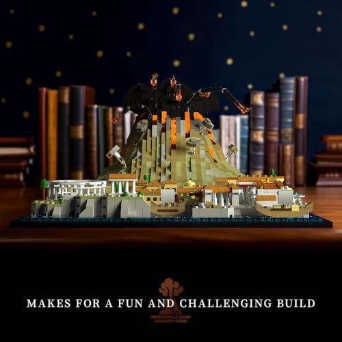 Givenni Pompeii Building Kit 2539 Pieces for Adults and Teens