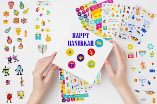 The Dreidel Company Hanukkah Stickers 6000-Pack Set