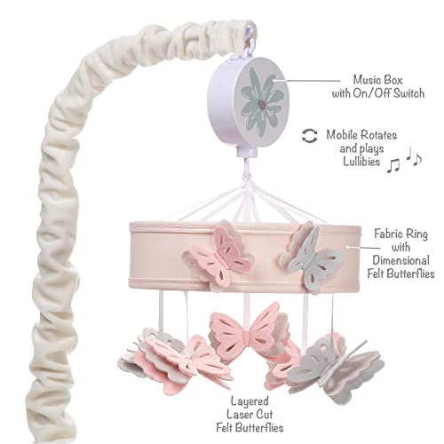 Lambs And Ivy Baby Blooms Musical Crib Mobile