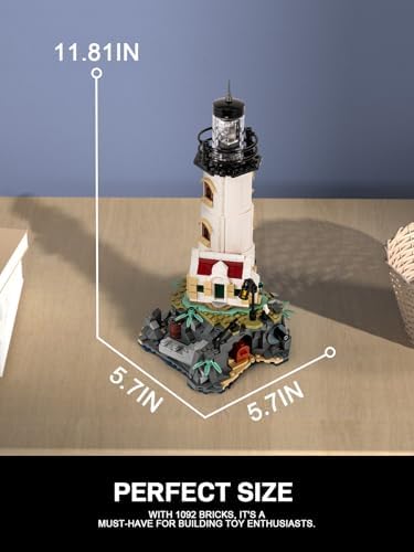 Island Lighthouse Building Block Toy Set 1092 PCS