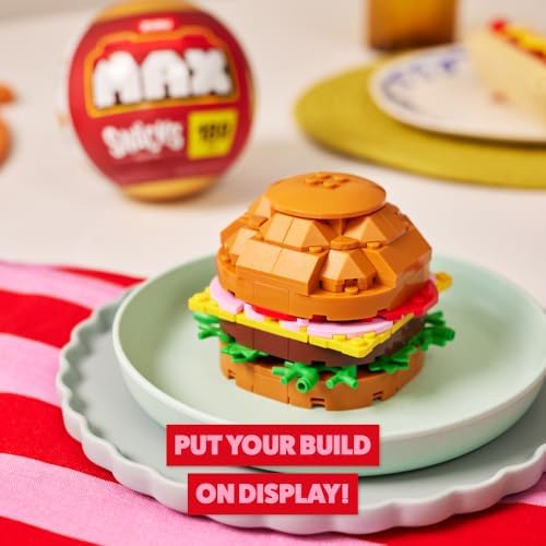 MAX Premium Snacks Building Bricks Hamburger Set by ZURU