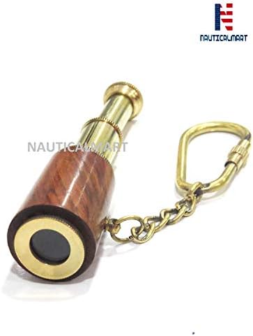 Brass Telescope Key Chain 3 Inches Nautical Gift