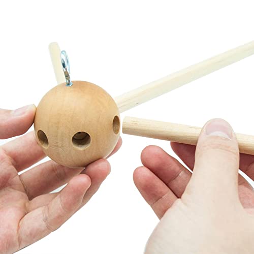 Wooden Mobile Frame Kit Decorative Wind Chime Baby Crib Hanger