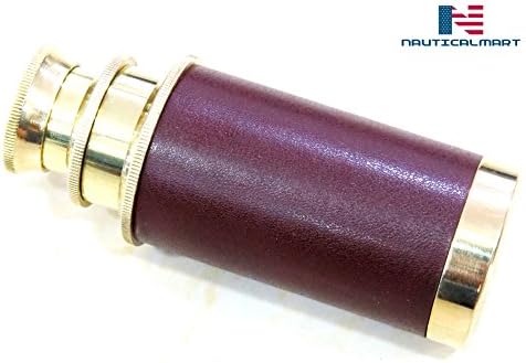 6 Brass Pirate Navigation Telescope Brown