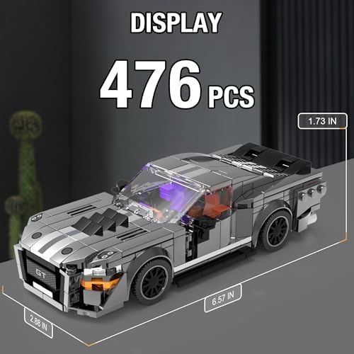 HIGH GODO Super Sports Car Building Set 476 Pieces