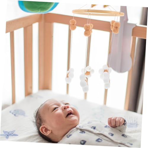 GALPADA Boho Flower Crib Mobile for Baby Nursery Decor