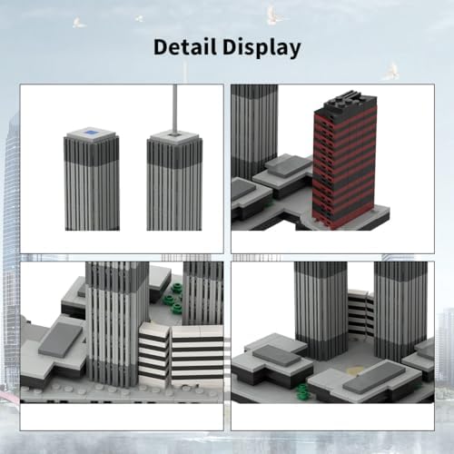 Architecture World Trade Center Building Blocks 982 PCS 12000 Scale