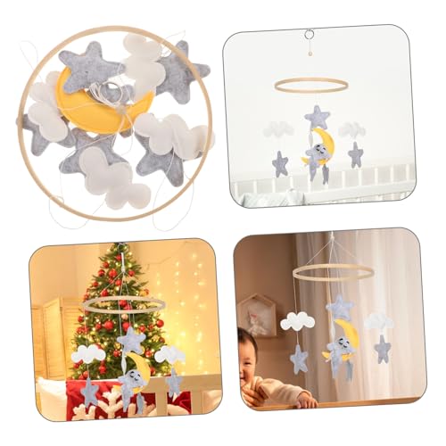 TOYANDONA Felt Mobiles for Baby Room Decor