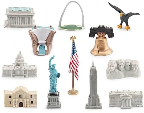 Munyee Hua US Landmark Miniature Models Collectible Set