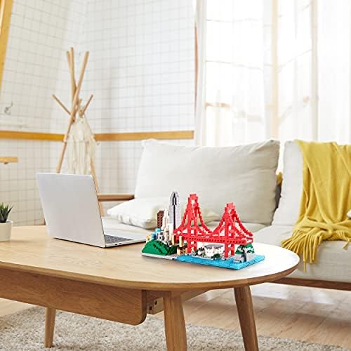Dolblock Micro Building Blocks Golden Gate Bridge Set 1610 Pieces
