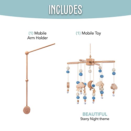 BlueMello Starry Night Baby Mobile Toy Set