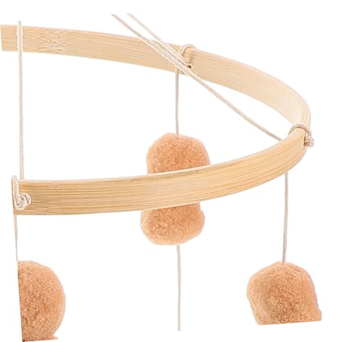 GALPADA Boho Flower Crib Mobile for Baby Nursery Decor