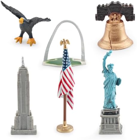 Munyee Hua US Landmark Miniature Models Collectible Set