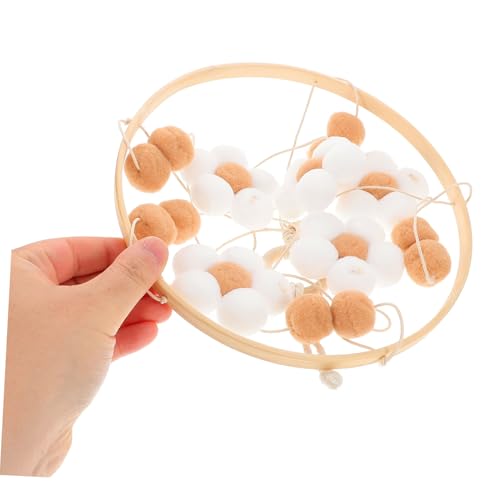 GALPADA Boho Flower Crib Mobile for Baby Nursery Decor