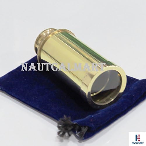 Full Brass Handheld Telescope Pirate Spy Glass Gift