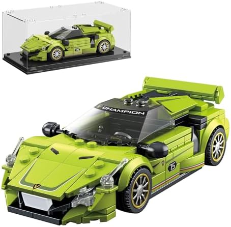 TYCOLE Super Sports Car Building Block Set with Display Case
