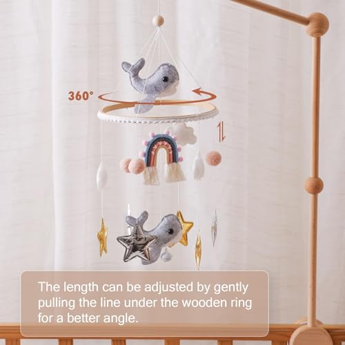 Forai Baby Crib Mobile with Sea Animals