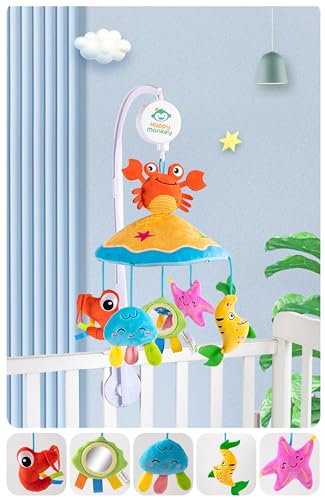 1 Blue Ocean Starfish Jellyfish Crib Mobile Baby Decor