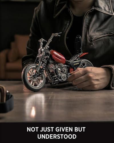 Nifeliz Chopper Motorcycle Building Set for Adults