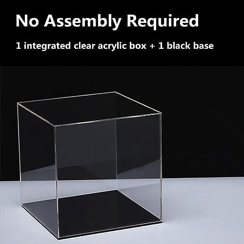 Cliselda Acrylic Display Case 4x4x4 Inch Dustproof