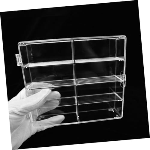 Homoyoyo 2pcs Wall-Mounted Display Case for Collectibles and Car Models