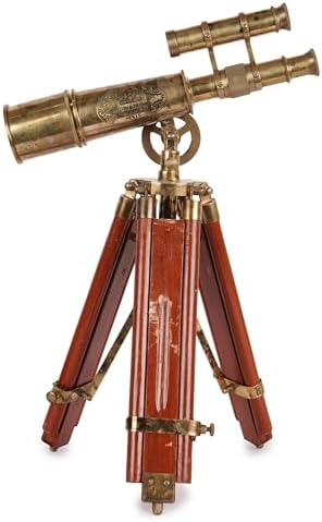 Kelvin Huges 1915 Brass Telescope with Tripod Stand