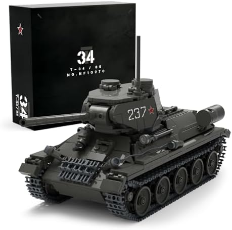 Nifeliz T34 85 Military Tank Building Set for Adults