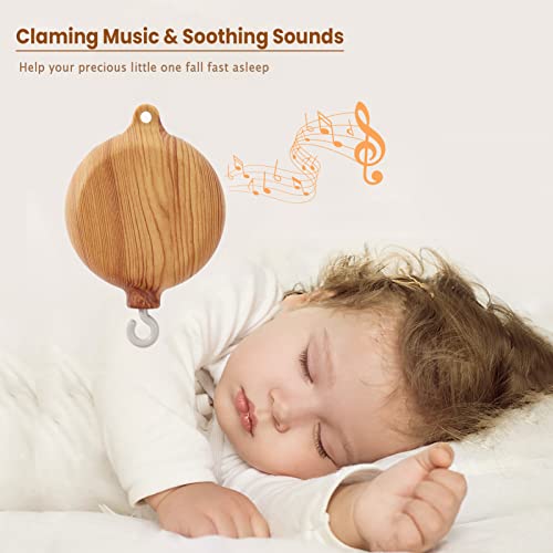 Crib Mobile Arm with Music Box - 25 Inch Universal Mobile Hanger
