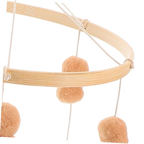Yardwe Elegant Flower Crib Mobile Boho Decor for Nursery