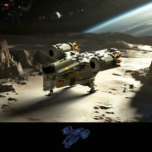 Blymario Razor Starship Building Set for Adults 777pcs