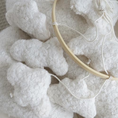 Cloud Mobile for Crib Boho Baby Mobile