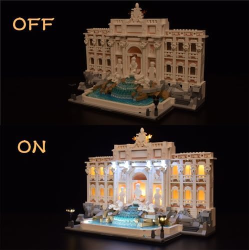 LightGo LED Kit for Lego 21062 Trevi Fountain Remote Version