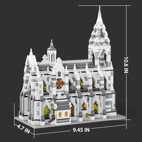 GOTIMON Micro Mini Cologne Cathedral Building Block Toy Set