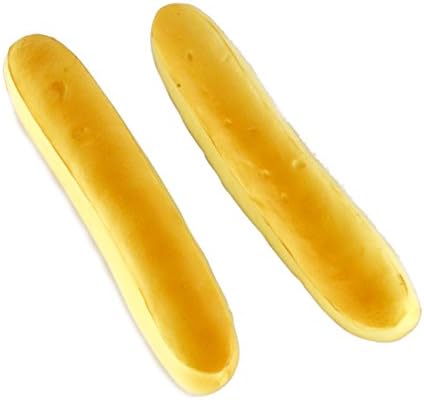 11 Inches Artificial French Bread Decor 2pcs