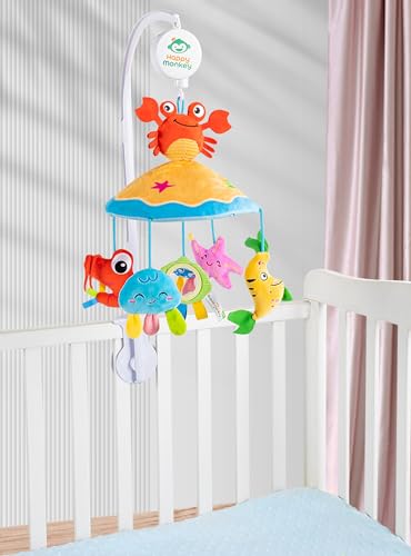 1 Blue Ocean Starfish Jellyfish Crib Mobile Baby Decor
