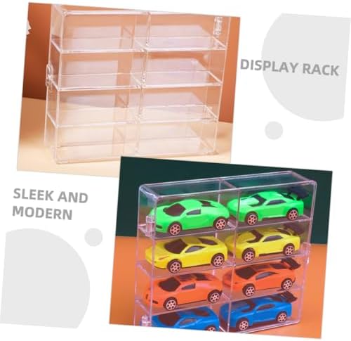 2pcs Display Case for Model Cars and Collectibles
