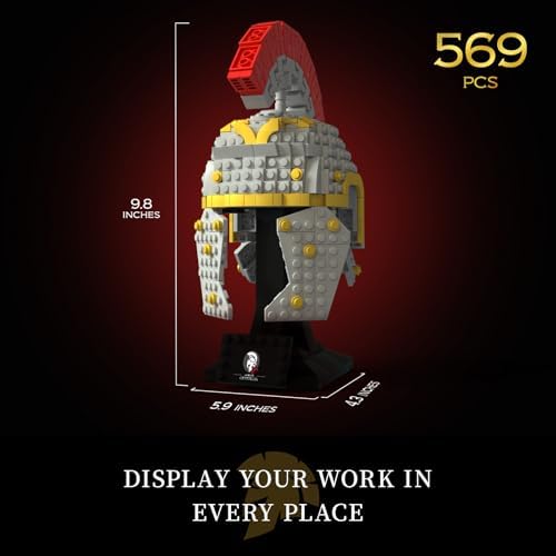 Givenni Roman Centurion Helmet Building Kit 596PCS